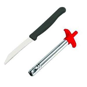 Image of 2-in-1 Stainless Steel Gas Lighter with Built-in Knife - A Practical Tool for Quick Ignition and Precision Cutting, Ideal for Home Kitchens and Outdoor Activities