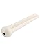 Metallor Acoustic Guitar Bridge Pins String Peg Guitar Parts Replacement Pack of 6 Pieces White with Black Dot.