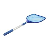 NULYLU Limpieza de Piscina y Estanque con Varilla Telescópica Antihojas para Recoger y Residuos Accesorio Ligero para Agua