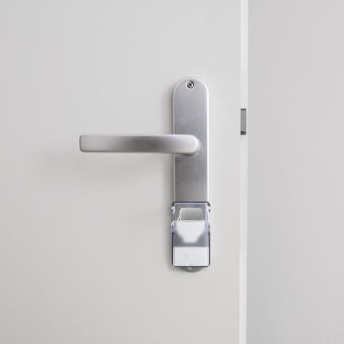 JEWEDECO Safety Door Knob Covers Plastic Deadbolt Lock Door Handle Lock Cover Protector for Home Bathroom Bedroom - Image 5