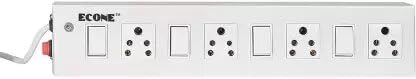 EXTENTION Metal Body 4+4 Extension Board White 6 A Four Pin Socket-image-30