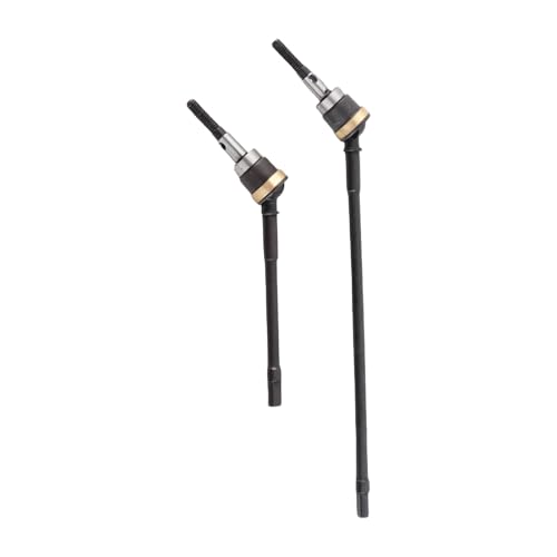 KIMISS Axial Ar60 Achsen Axial Wraith Achswellen Schwarz Cvd Antriebswelle Legierung Vorderachse Ersatzteile für Axial Wraith Rcwler Auto