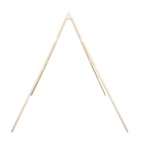 Yardwe Wooden Tent Support Poles and Triangle Stabilizer...