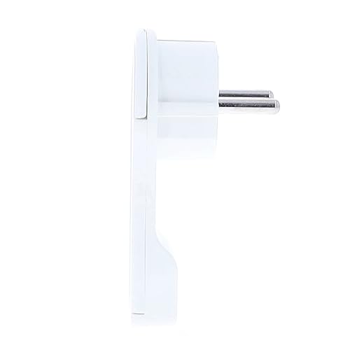 as - Schwabe Flachstecker - Schutzkontaktstecker mit doppeltem Schutzkontakt - Anschluss Leitungen bis max. 1,5mm² - extrem flach - einfaches Herausziehen durch Bügel - 230V, 16A - IP20 - weiß, 45030