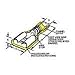 0190030064 Quick Disconnect Terminal 24-26AWG Brass Yellow F 19.81mm Electro Tin InsulKrimp Bag, (100 Items)
