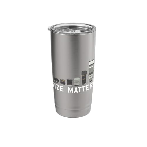 Photography Camera Lens Size Matter Photographer Shutterbug Stainless Steel Insulated
