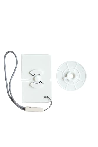 No-Drill Mount for Kidde Carbon Monoxide Alarms Replacement Upgrade Battery Back Cover with Lanyard, Portable Design & Quick-Release Bracket (Not Included Kidde Carbon Monoxide Alarms)