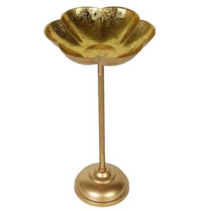 Image of Decorative Urli Bowl Tealight Holder Stand | Urli Stand Set of 3 for Decoration | Floating Diya Stand Home Decor Decorative Showpiece | Urli Bowl for Diwali and Pooja (Set of 3)