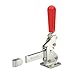 DESTACO 2007-S Series 2007 Vertical Hold Down Clamp, Flanged Base, Solid Bar