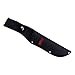 MTech USA MT-20-57BK Fixed Blade Hunting Knife, Black Blade, Black Rubberized Handle, 12.5-Inch Overall