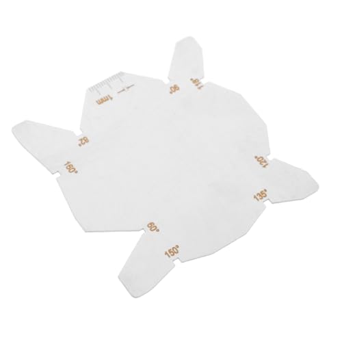 CIYODO Stainless Steel Front Blade Gauge Protractor for Angle Drilling Miter Angle Measuring Tool