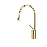 Construction en laiton : fabriqué à partir de laiton, ce robinet offre durabilité et stabilité for une utilisation à long terme dans la salle de bain