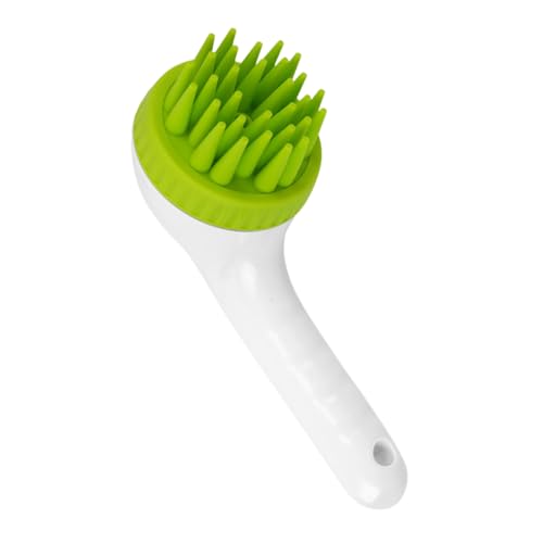 Peufcmi Cepillo De Baño Para Perros,Cepillo Eliminador De Pelo Con Mango Largo | Champú Anticaída Para Lavado Y Relajación De Gatos Perros Conejos,Baño Relajante Para Mascotas En Interiores