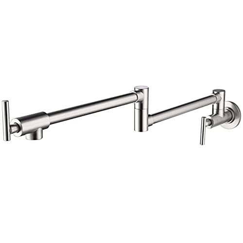 Grifo de llenado de ollas flexible con brazo articulado plegable para pared 8