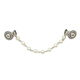 [kinaviola]ストールクリップ ショールクリップ クリップ パール 羽織り 留め具 ピン アンティーク ヴィンテージ レトロ フォーマル キレイ 上品 キラキラ レディース 女性向け ギフト