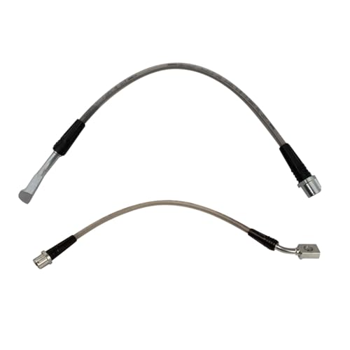 Image of TRQ Rear Brake Hose Set Compatible with 2005-2007 Chevrolet Malibu