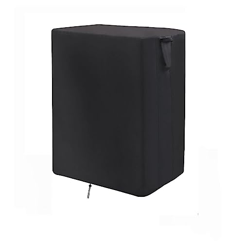 Onlyme Pizzaofen-Tischabdeckung, 82 x 61 x 90 cm, schwarz, wasserdicht, Polyester mit Polyurethan-Futter