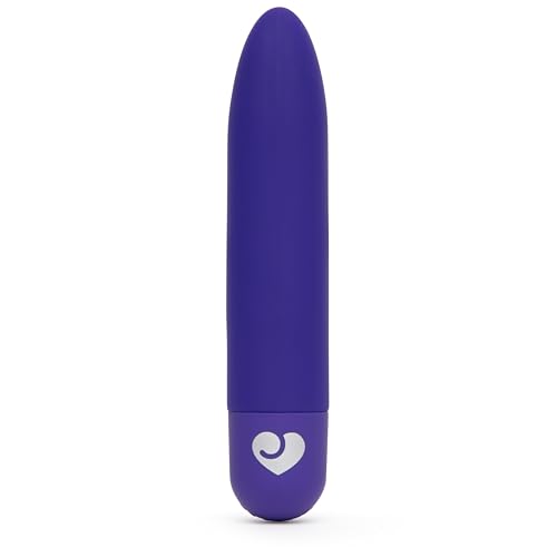 Lovehoney Mini Thrill Bullet Vibrator for Women | Silicone Mini Vibrator Bullet Adult Sex Toy | 10 Powerful Vibration Modes | Rechargeable Clit Stimulator | Couples Sex Toys Massage Tool | Purple
