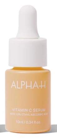 Alpha=H | Vitamin C Serum - Brightening Treatment with Ethyl Ascorbic Acid, Citrus Scent, Environmental Protection | 10mL[Travel Size][Box Excluded]