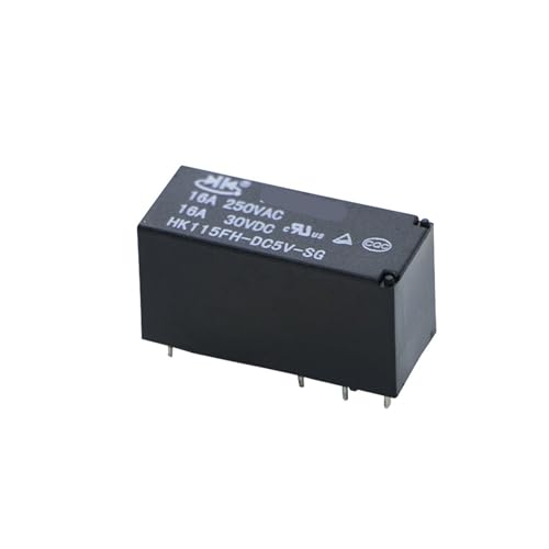 Relais électrique HK115FH DC12V 16A 8 broches à double inversion miniature
