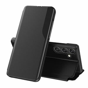 Summitxc �X�}�z�P�[�X Galaxy A57 5G �p�̃P�[�X �蒠�^ PU���U�[ �X�^���h�@�\ �l�C A57 5G �P�[�X �蒠�^�J�o�[ CASE[as-nx2517][�u���b�N]
