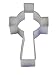 1 X Celtic Cross Tin Cookie Cutter 3.5" B1168X