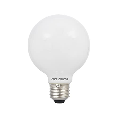 LEDVANCE Sylvania ECO LED Light Bulb, G25 Globe, 40W Equivalent, Efficient 3.5W, 7 Year, 325 Lumens, Frosted, 2700K, Soft White - 3 Pack (40880)