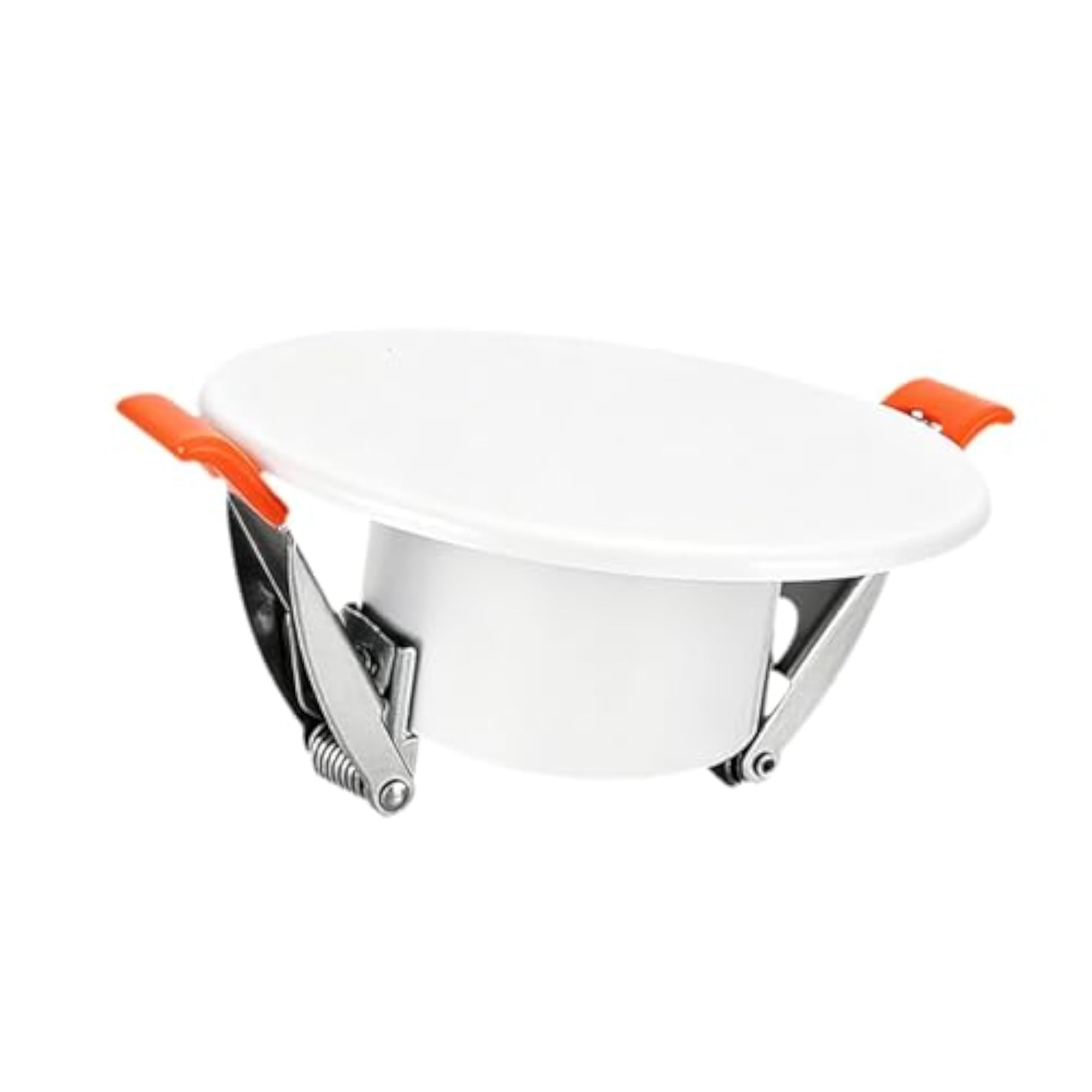 Ceiling Hole Cover Plate Downlight Hole Trim for Air Conditioning, White
