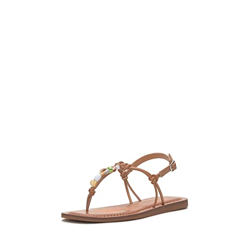 Sandale plate Lucky Brand Beiwen en cuir de qualité supérieure