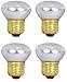 HC Lighting - 4pk R14 Reflector 25W 120V/130V Dimmable E26 Incandescent Bulbs, Warm White, 2700K, 260 Lumens, 25W Incandescent Equivalent