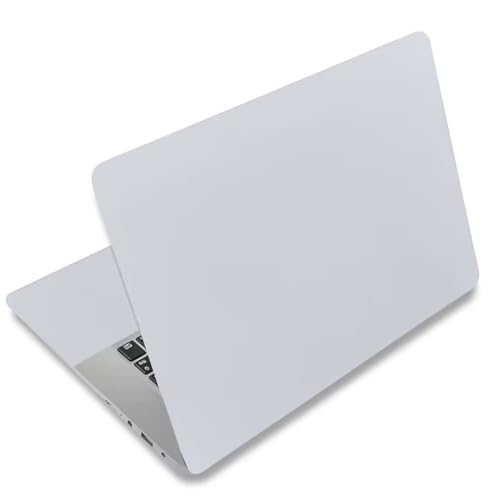 AORTDES Laptop Skin Sticker Decal 15-15.6 Inches, Universal Reusable Vinyl Sticker for 12.1 13 13.3 14 15.4 Inches Netbook/Notebook PC, Waterproof & Scratch-Resistant (Light Gray)