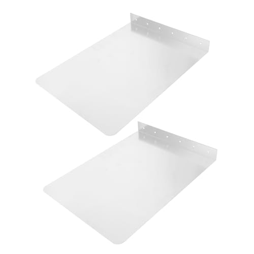 Veemoon 2 Piezas Protector Antisalpicaduras de Inoxidable Fregadero de Cocina de Montaje Pared Práctico y Resistente