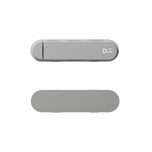 Image of DailyObjects Stack Phone Kickstand /Phone Stand /Mobile Holder, Vertical and Horizontal Stand, Adjustable Angle, Compatible with iPhone - Slate Grey
