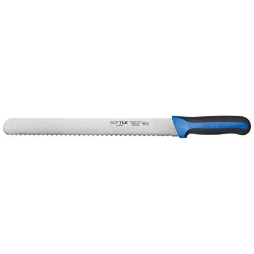 Winco Sof-Tek, 12" Wavy Edge Slicer, Straight, Soft Grip Handle #TOP25