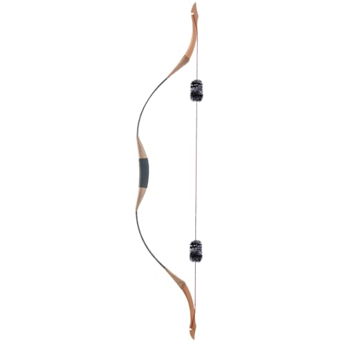 53 Zoll Traditioneller Recurvebogen Reiterbogen Jagdbogen Handgefertigter Langbogen für Jagen und Zielschießen 30-50lbs (30 lbs)