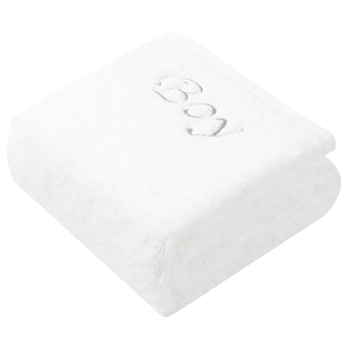 SEISSO Serviette de Bain, 100% Coton, 70×140 cm, 600g/m²,Serviettes de Bain personnalisées pour Les familles,Cadeau Anniversaire, Serviettes personnalisé,...