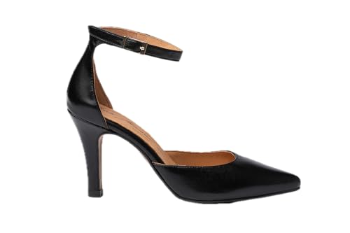 Angelitos Zapato de Salón pulsera napa Eva Mañas Mod 1488 (Negro, numeric_38) Angelitos Zapato de Salón pulsera napa Eva Mañas Mod 1488 (Negro, numeric_38)