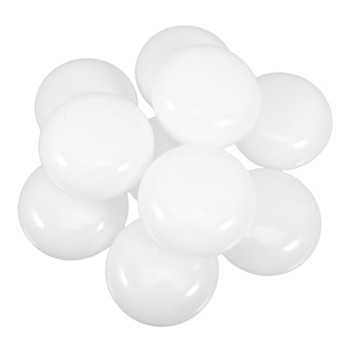 GLEAVI 10pcs Round Ball Bubble Lampshade Cover Bulb Diffuser Cap Led Light Shade Diffuser Flat Globe Light Cover Fog Resistant for Home Office Lighting Fixtures
