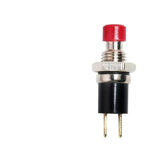 Bouton-poussoir momentané 7mm rouge pour remplacer un interrupteur défectueux de robotique