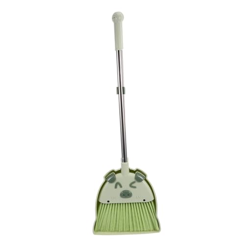 BUTIFULSIC 1 Set Broom Dustpan Set Small Broom Children's Broom Small Cleaning Brush Detail Brush Small Dustpan Car Detailing Desk Cleaner Brush Car Gaps Brush Car Vent Cleaner Dust Pan