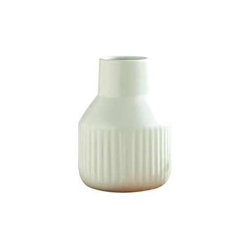 Jarrón de cerámica mini para revivir espacios apagados con decoración moderna verde 2