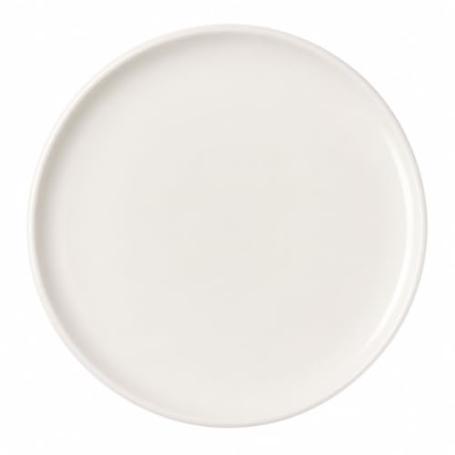 Villeroy & Boch Artesano Original Pizza/Buffet Plate, Premium Porcelain, Made in Germany, Generous 12.5 in Diameter, Rich, Creamy White