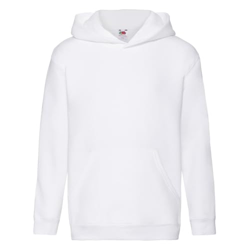 Fruit of the Loom - Jersey Premium para Niños/Niñas (9-11 Años) (Blanco)
