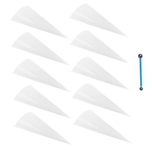 KOMBIUDA 50 pezzi Sacca Giunture Edilizia in Hdpe Rinforzato Sacchetto per Malta Piastrelle e Resistente Strappi Borsa per Stucco Fughe Muratura e Cemento con Punta per Giunti Mattoni