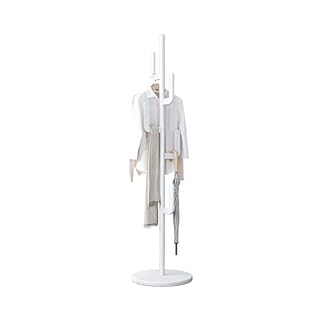 Stand Stand Stand Stand Solid Wood Coat Rack Gratuit Hall Hall Heat Arbre avec 6 crochets et base ronde stable for sacs… - Les Beatles, Paul McCartney, John Lennon, RIngo Starr, George Harrison