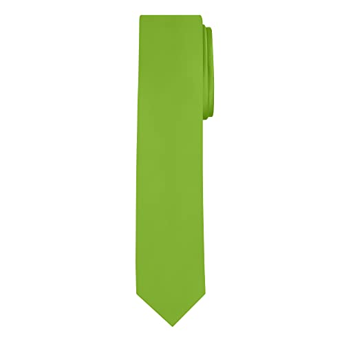 Image of Jacob Alexander Men's Skinny Width 2 inch Solid Color Tie