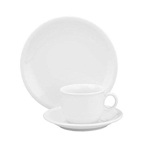 Seltmann Weiden servicio de café 18 piezas | Set para 6 personas | Serie Compact blanco | servicio incluye cada 6 plato… - Imagen 5