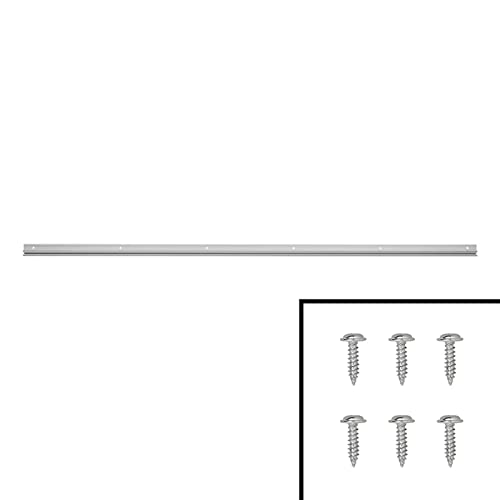 Kederschiene Apt 3 Stück 90° Aluminium Kederprofil 100 x 2,7 cm
