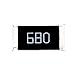50 pcs 2512 SMD Chip Resistor 68 ohm 68R 680 1W 5% Passive Components Resistors