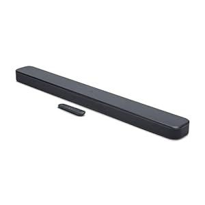JBL Bar 300MK2-5.0 Channel All-in-one soundbar with Dolby Atmos®, MultiBeam™ 3.0 & PureVoice 2.0, Easy Sound Calibration, JBL ONE App and Works with Voice Assistant-Enabled Speakers (Black)